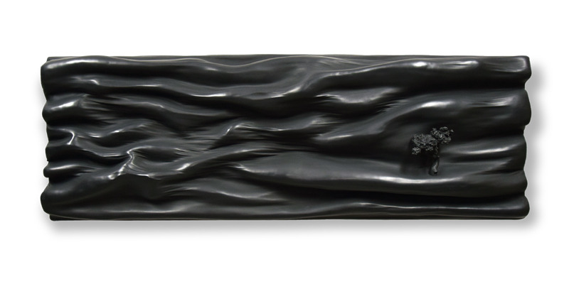 black monochrome soulages matière vague oeuvre art artiste 